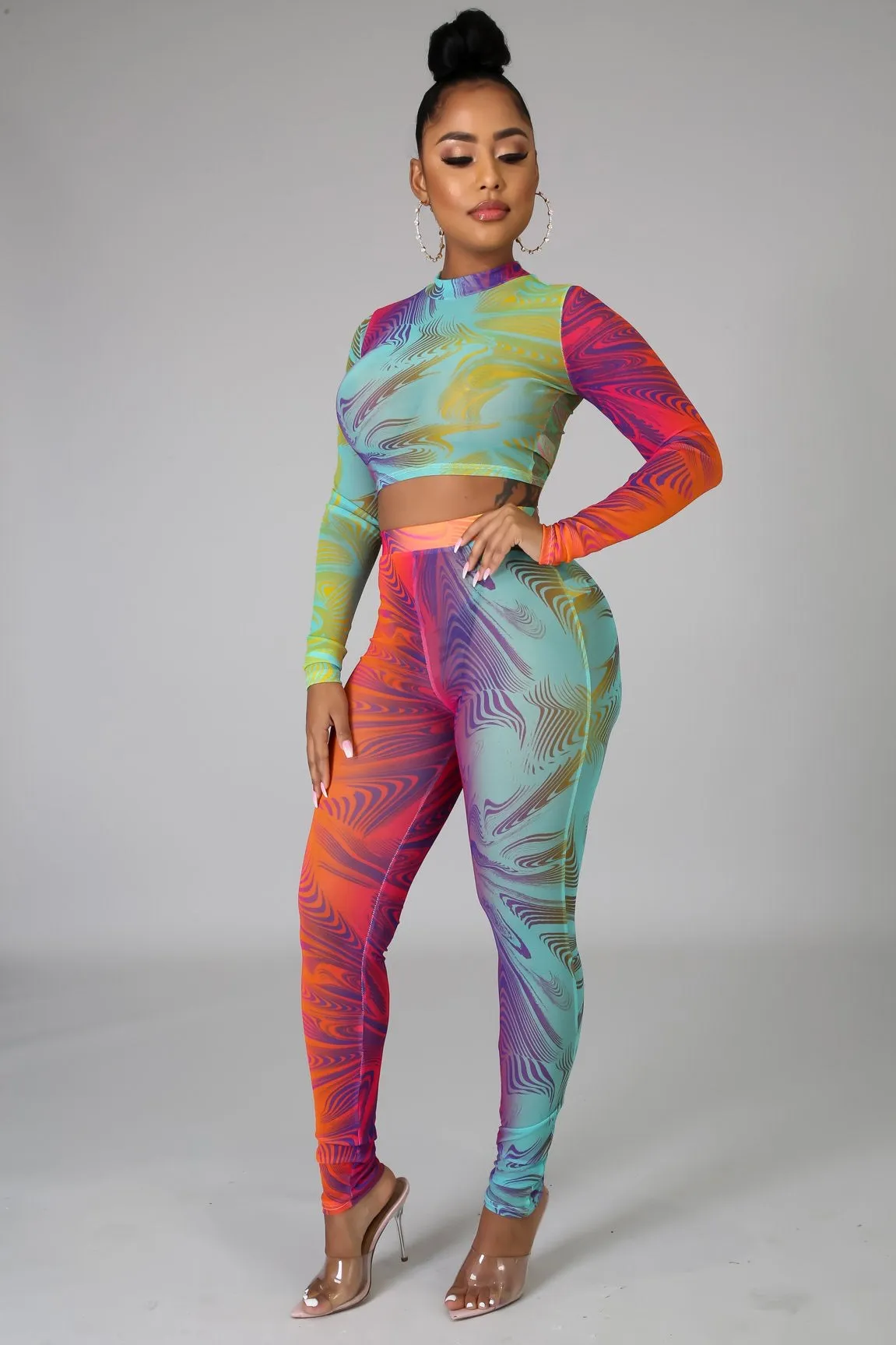 Skittles pants set