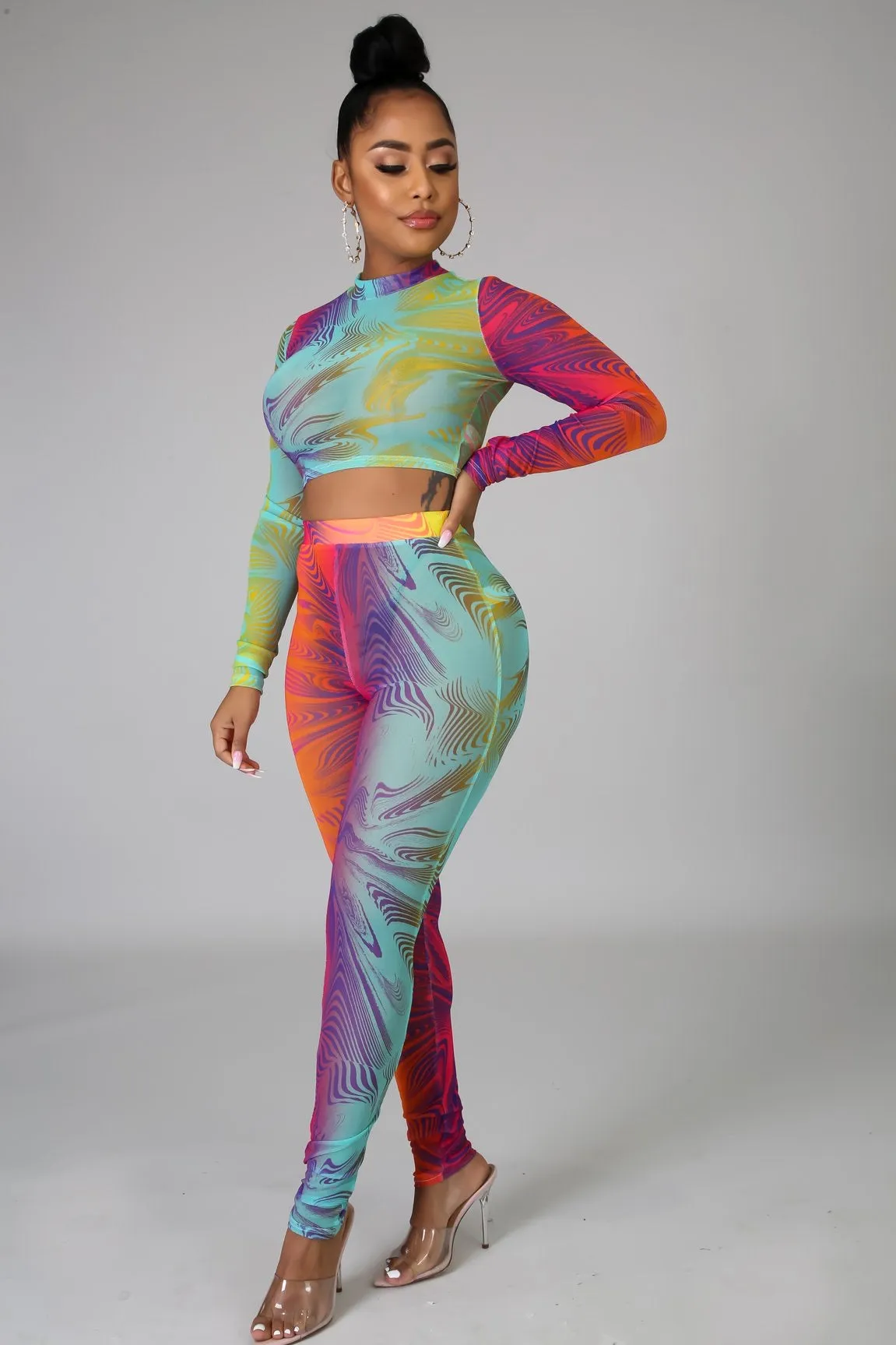 Skittles pants set
