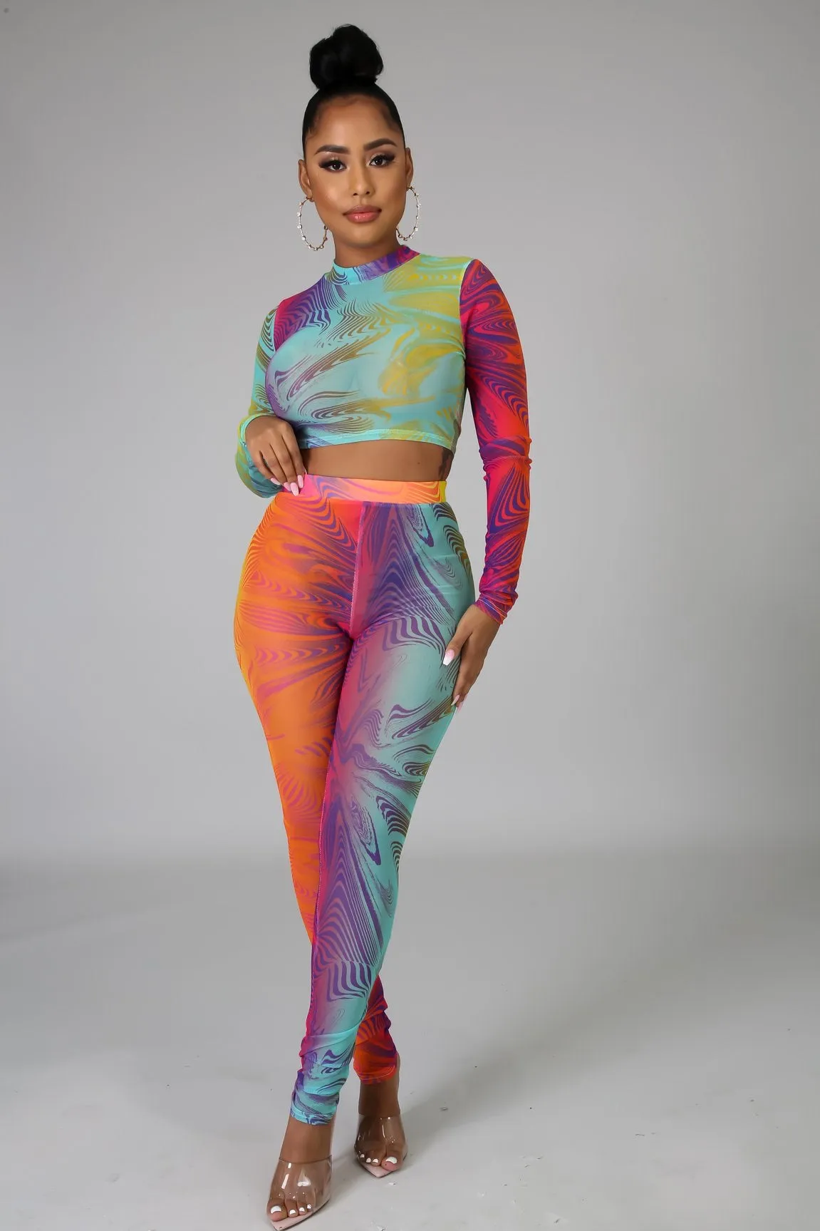 Skittles pants set