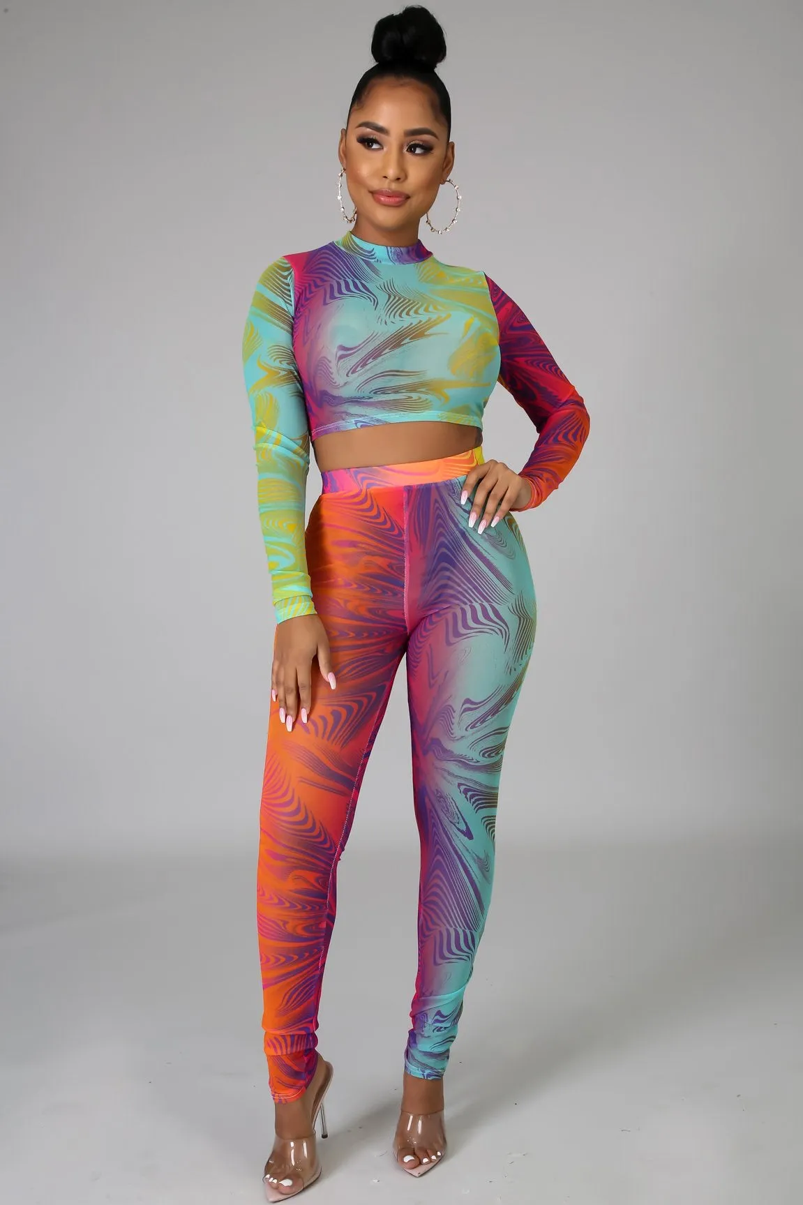 Skittles pants set