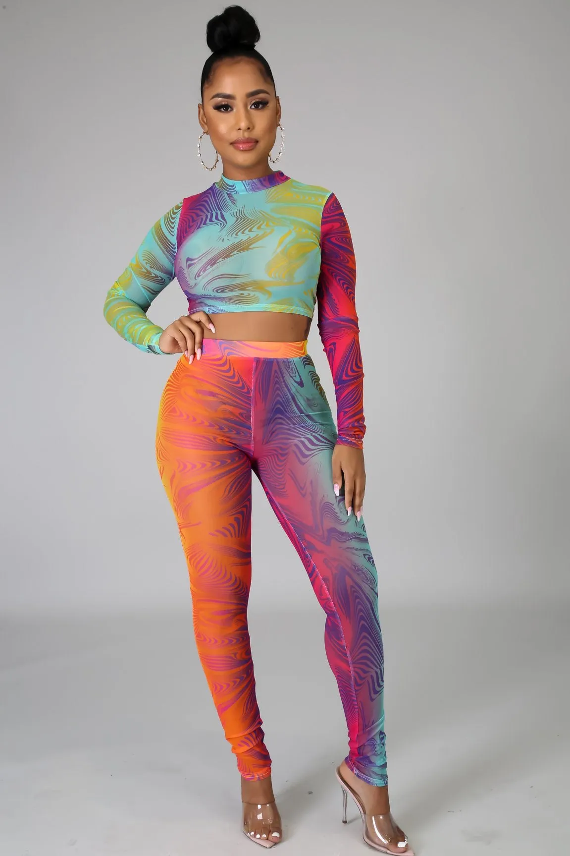 Skittles pants set