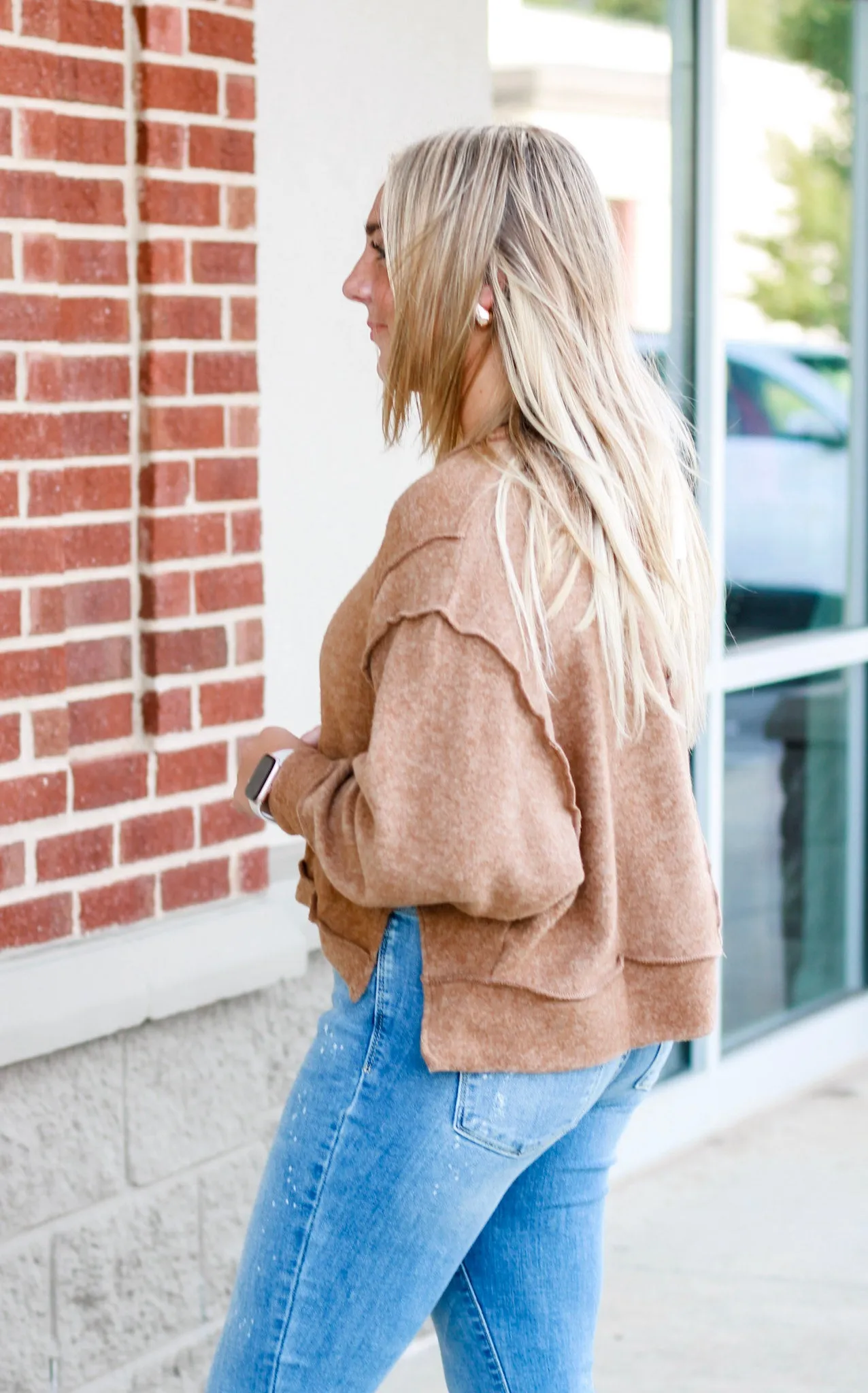 Spicy Pumpkin Cropped Sweater
