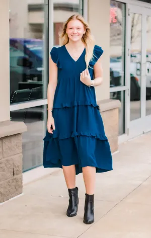 Talking Out of Turn Midnight Dress