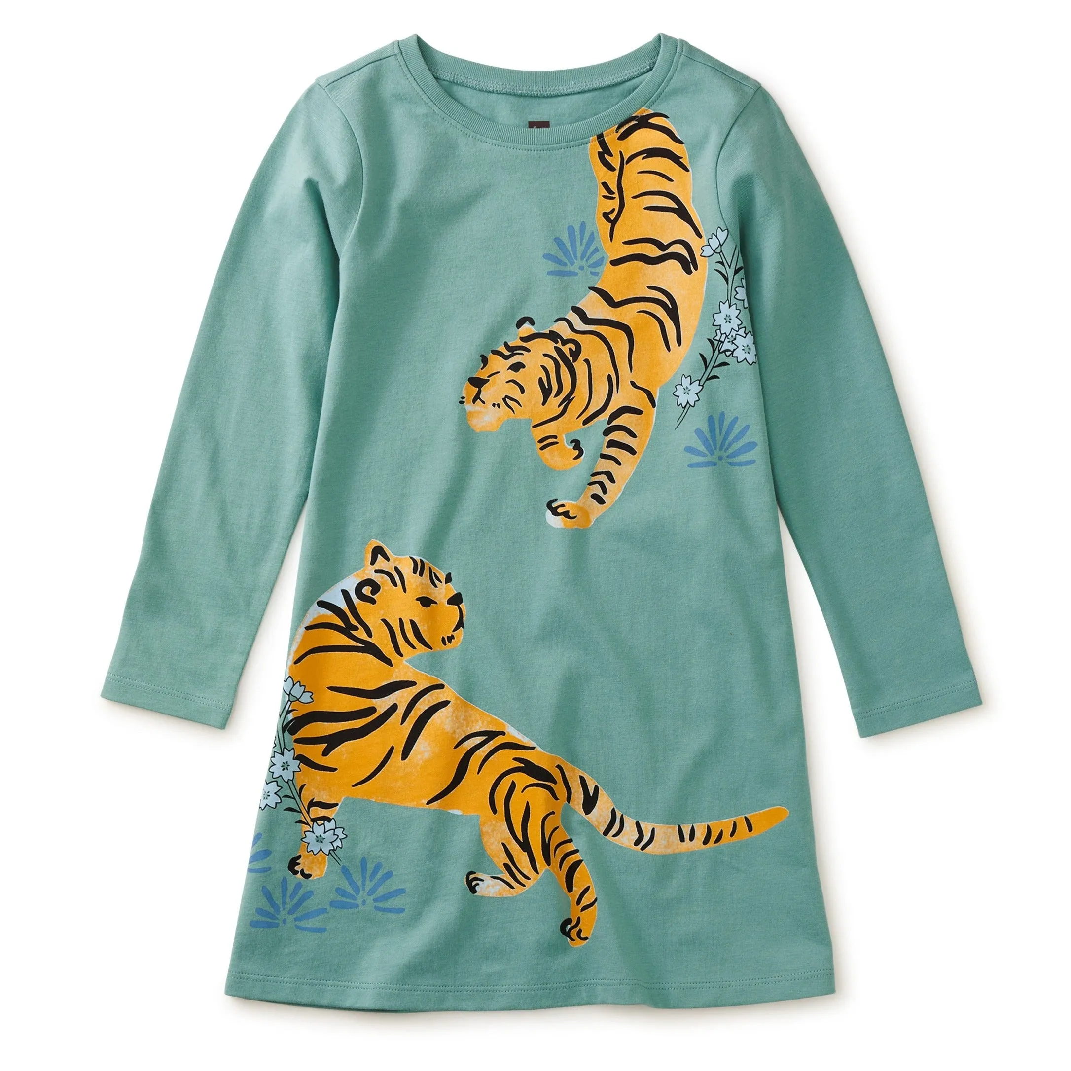 Tea Collection Two Tigers T-Shirt Dress - Size 3