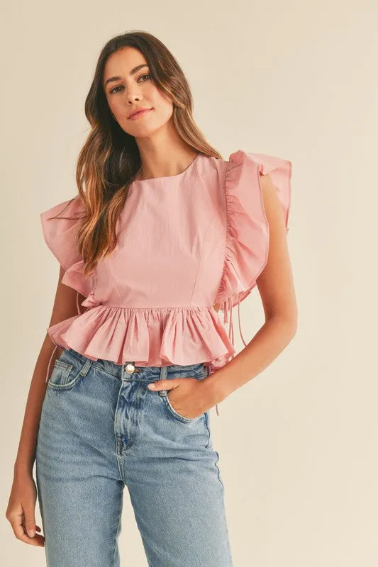 The Oddie top- Pink