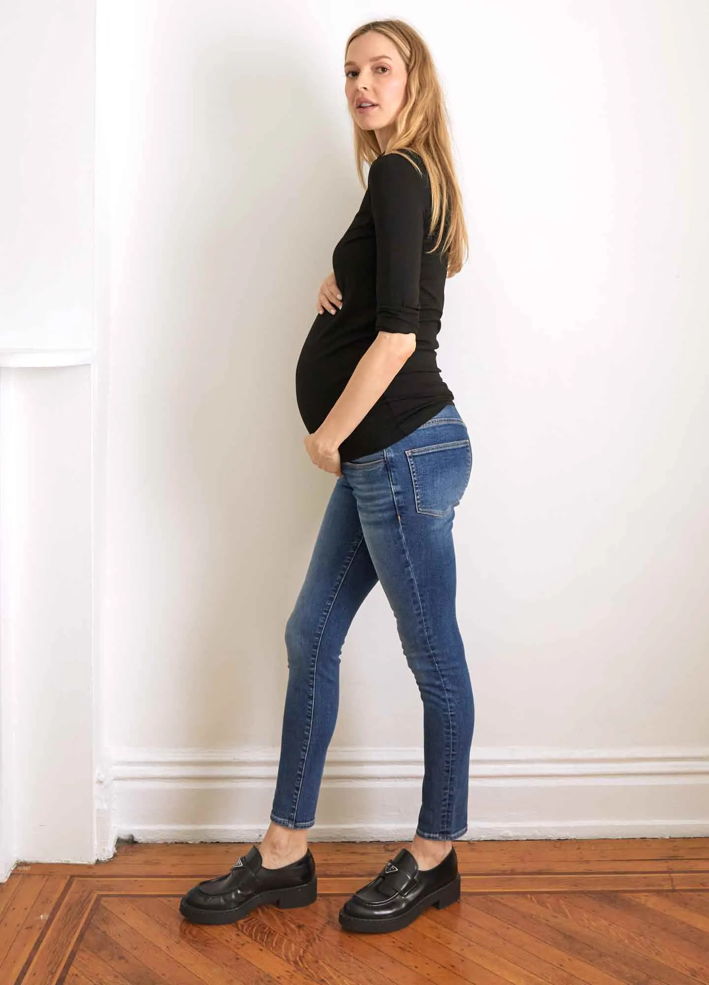 The Over The Bump Slim Maternity Jean