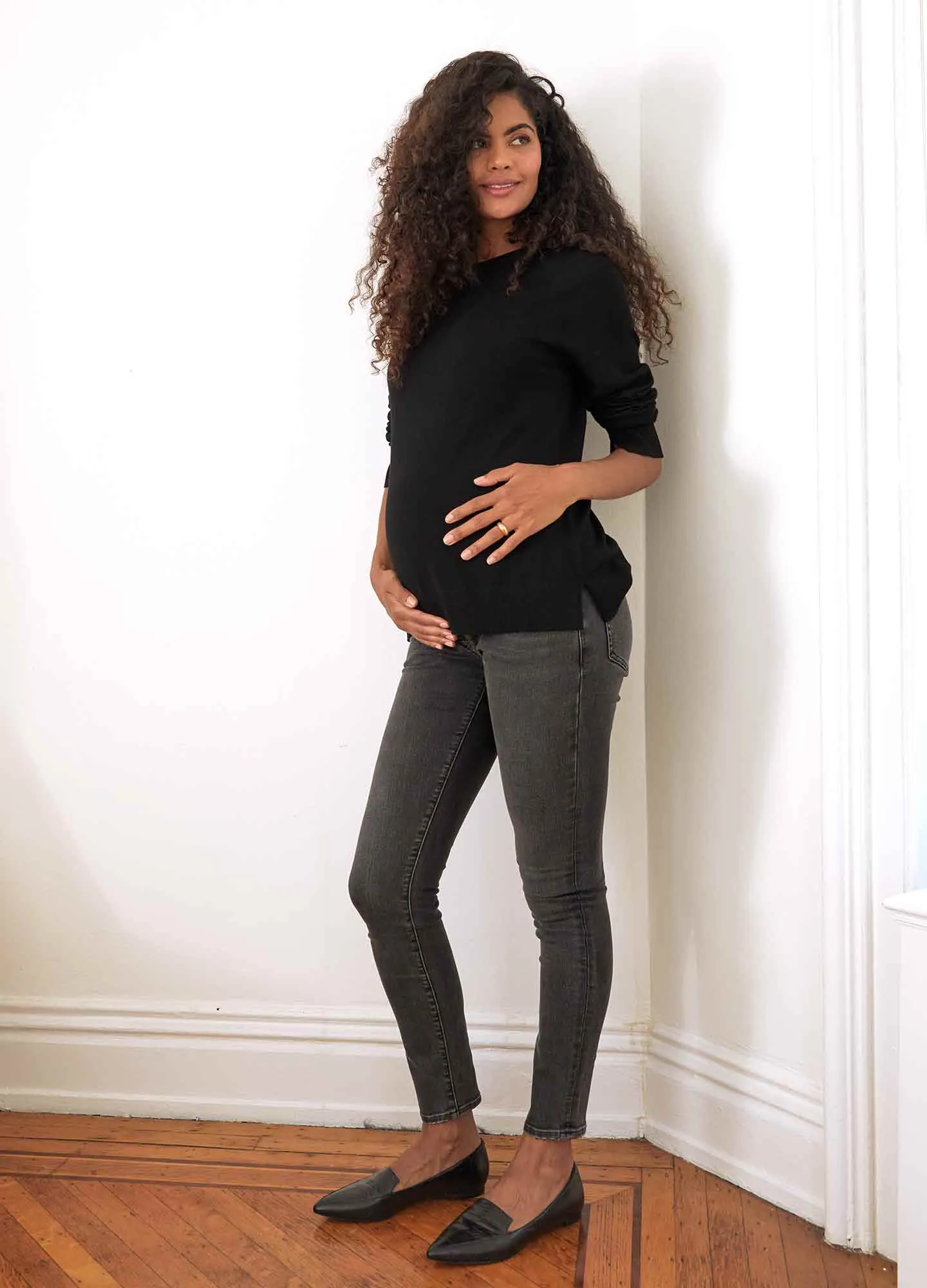 The Over The Bump Slim Maternity Jean