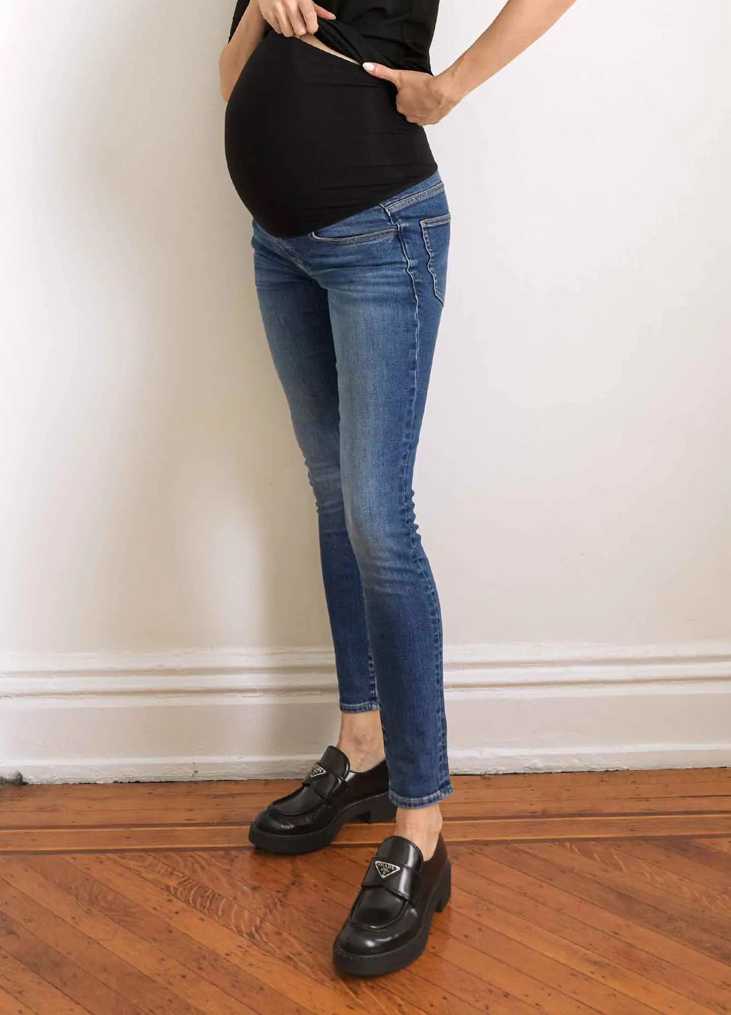 The Over The Bump Slim Maternity Jean