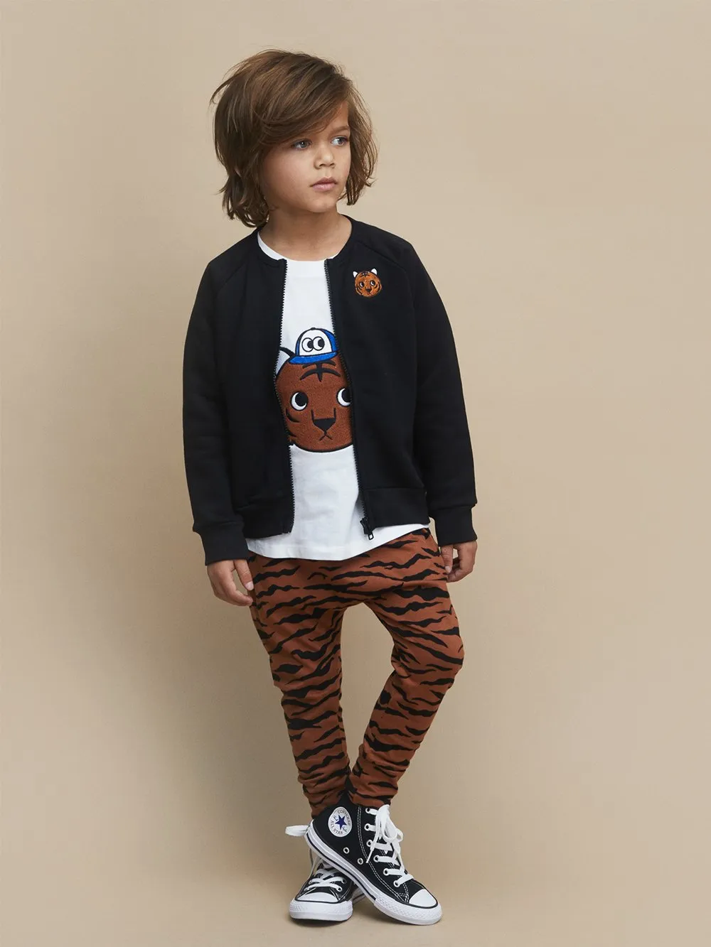 The Tiger Drop Crotch Pant - BABY