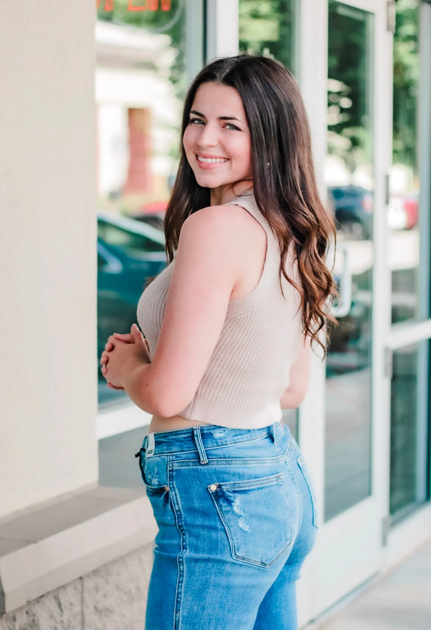 The Way it Is Summer Tank Sweater in Cocoa