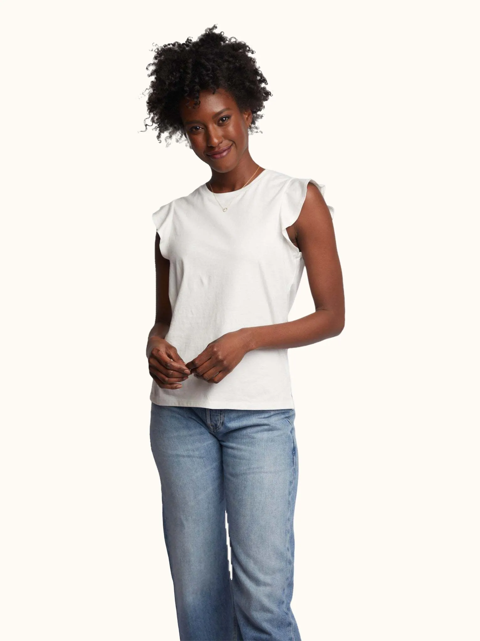 Toni Ruffle Tank