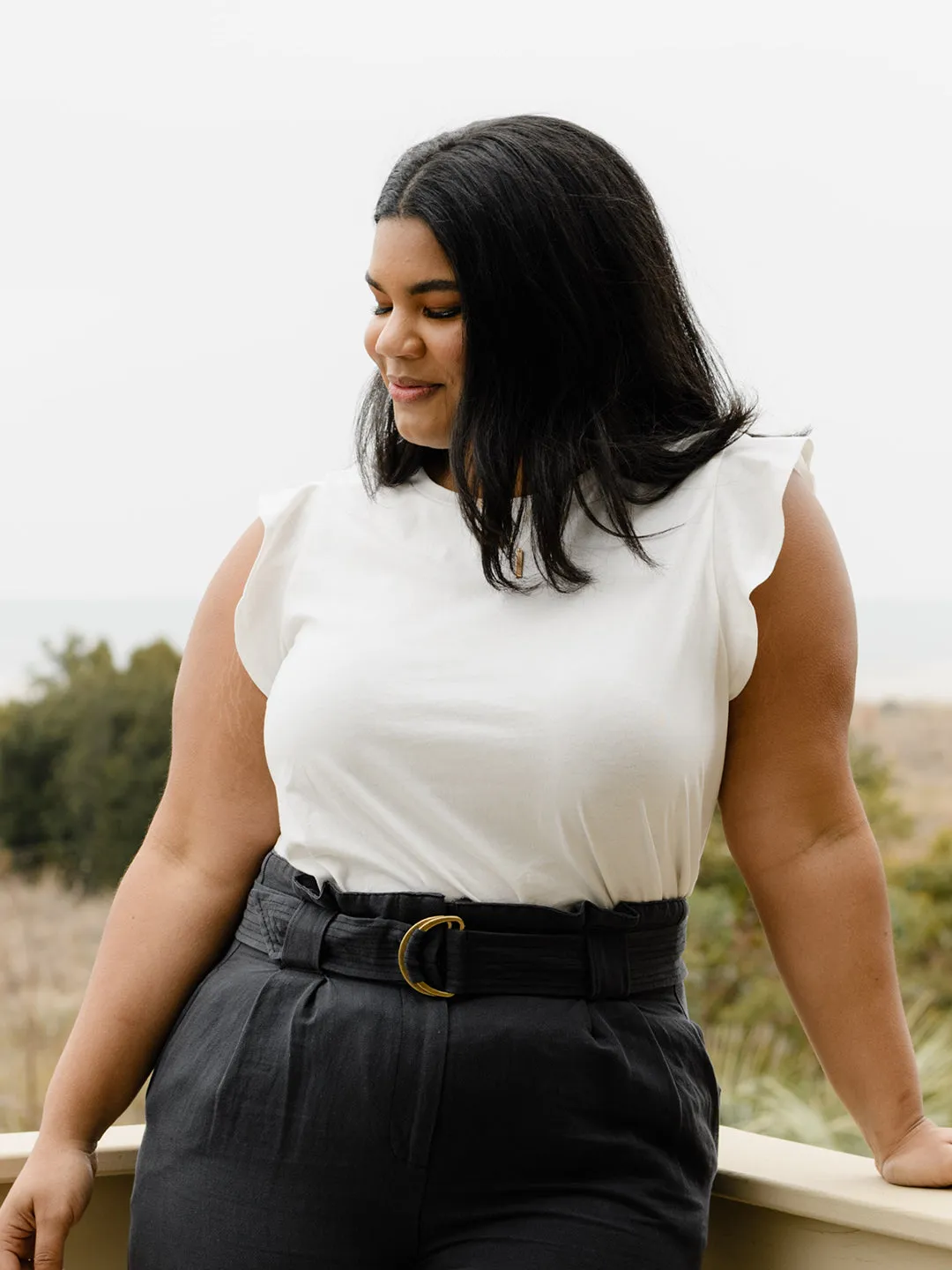 Toni Ruffle Tank