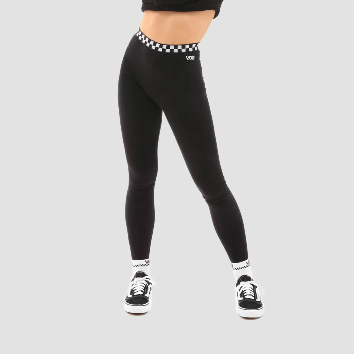 Vans Bladez Check Leggings Black - Womens