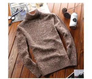 West Louis™ Turtle Neck Thick Acrylic Sweater