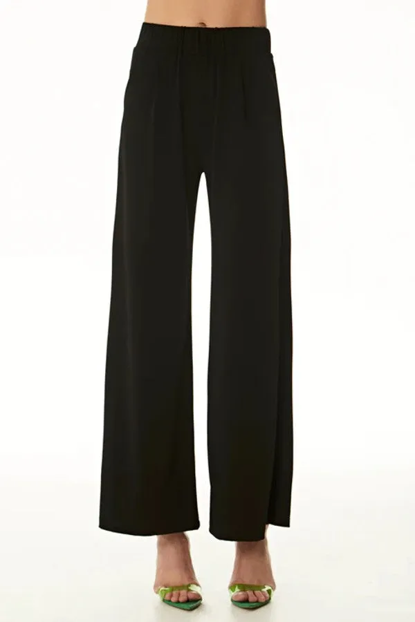 Wide Leg Pleated Pant