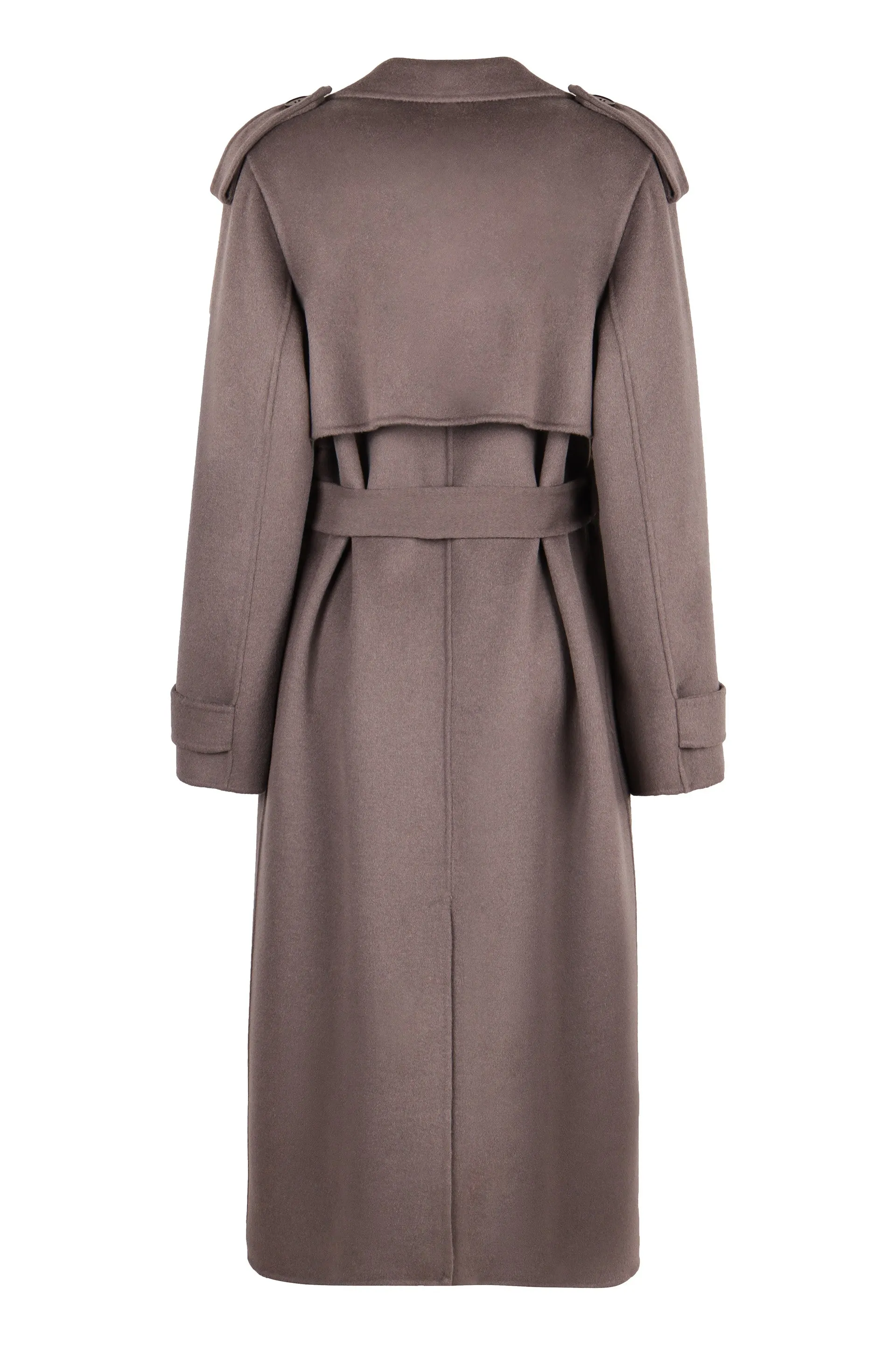 Wool trench coat