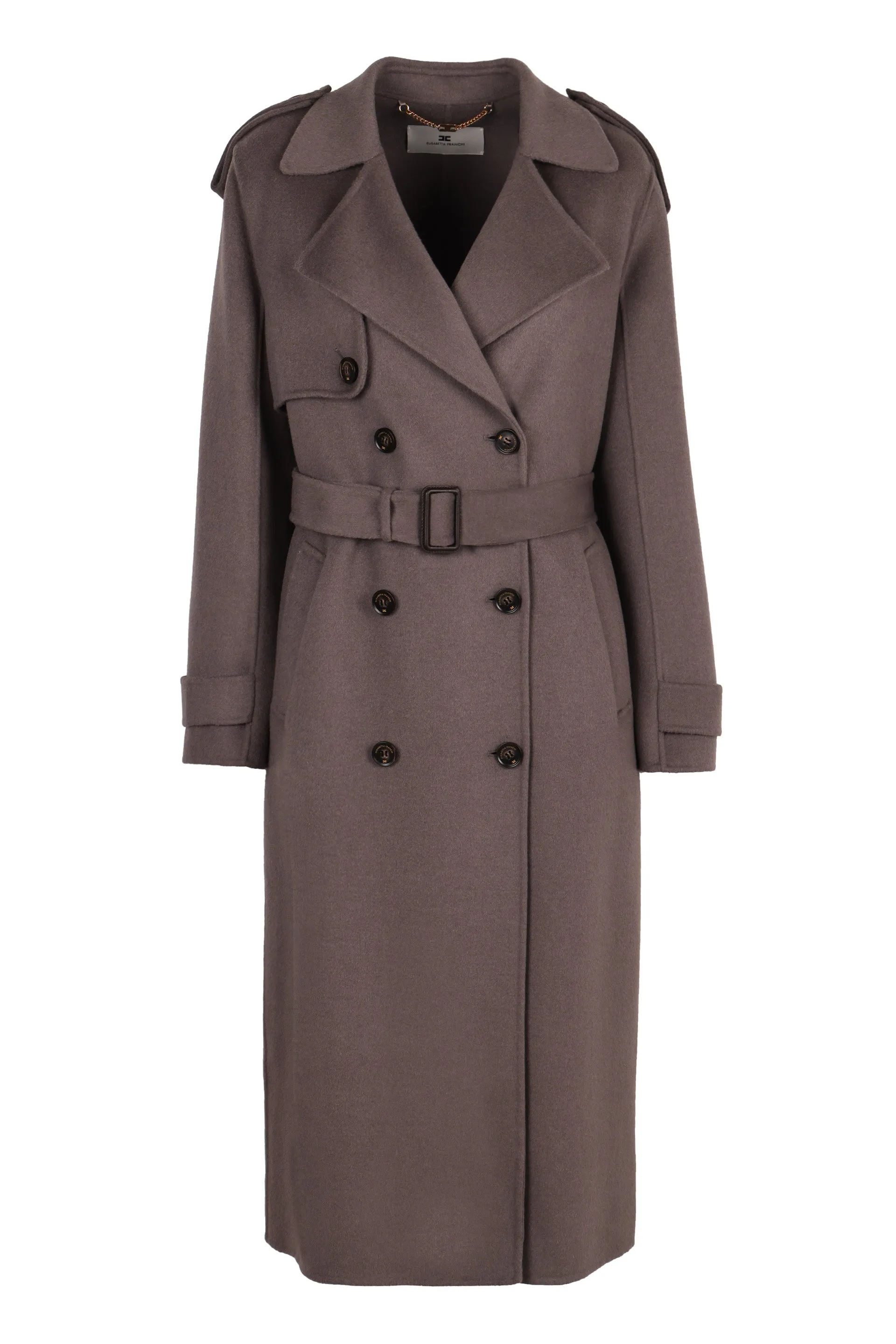 Wool trench coat