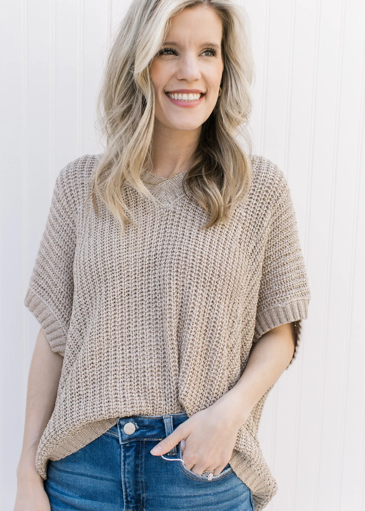 X Transitions Taupe Sweater